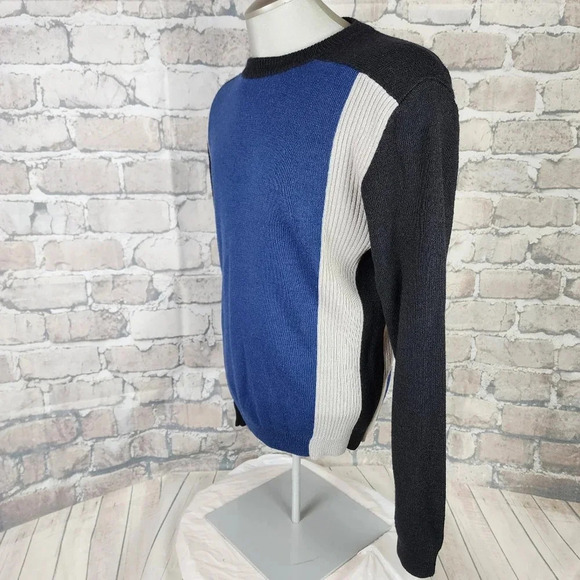 Vintage Levi's SilverTab Wool Crewneck Pullover Sweater Royal Blue Size Medium - Picture 6 of 13
